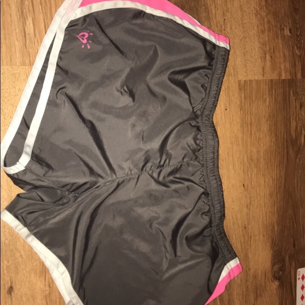 justice running shorts.
